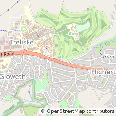 Map of Truro, Cornwall