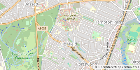 Map of Southampton