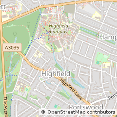 Map of Southampton