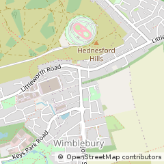 Map of Cannock, Staffordshire