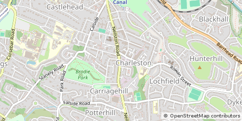 Map of Paisley