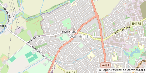 Map of Kingswinford, West Midlands
