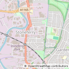 Map of Hull, North Humberside