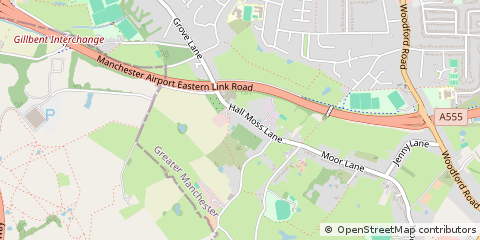Map of Stockport, Cheshire
