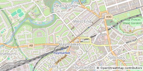 Map of Edinburgh