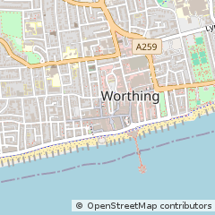 Map of Worthing