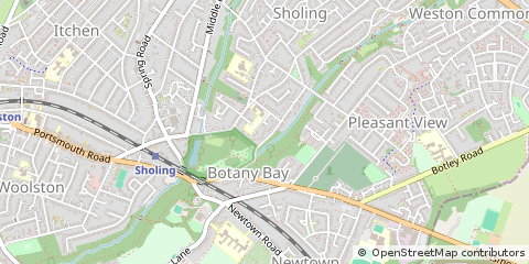 Map of Southampton
