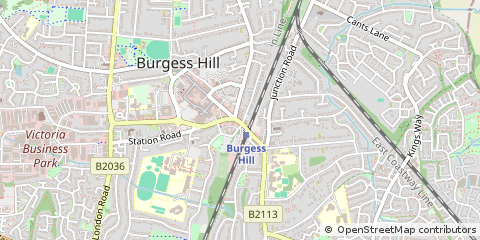 Map of West Sussex