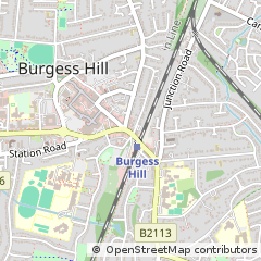 Map of West Sussex