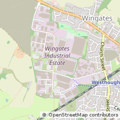 Map of Westhoughton, Bolton, Lancashire