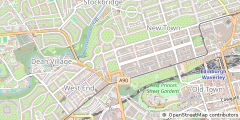 Map of Edinburgh