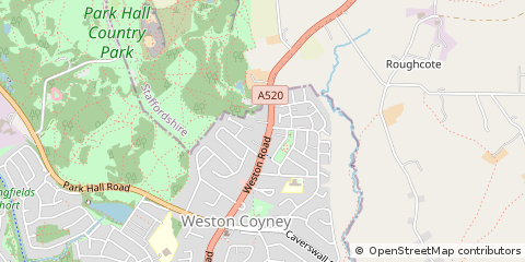 Map of Stoke-on-Trent