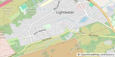 Map of Surrey
