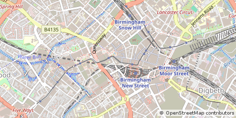 Map of Birmingham
