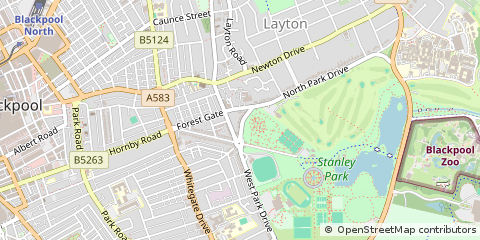 Map of Blackpool