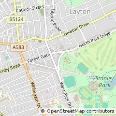 Map of Blackpool