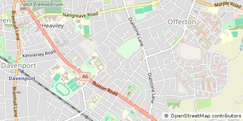 Map of Stockport
