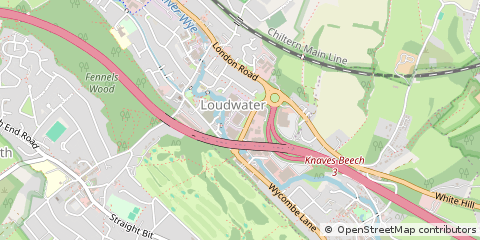 Map of High Wycombe