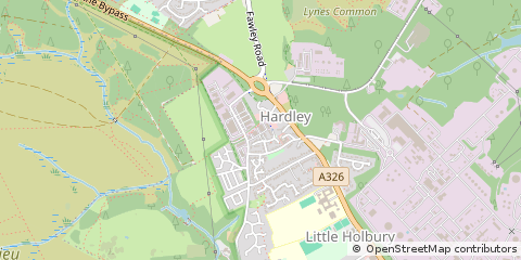 Map of Southampton, Hampshire