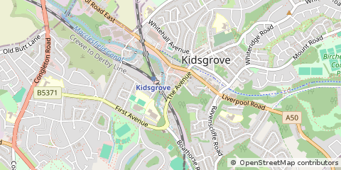 Map of Stoke-on-Trent