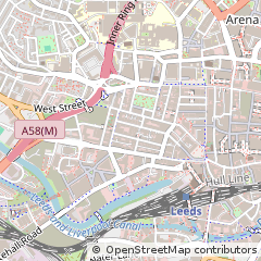 Map of Leeds