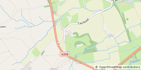 Map of Ilminster, Somerset