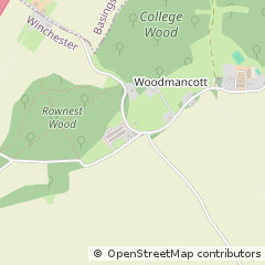Map of Winchester, Hampshire