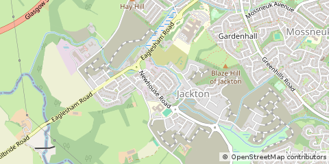 Map of East Kilbride