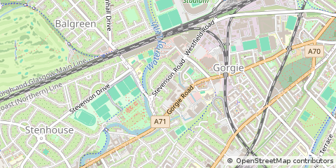 Map of Edinburgh, Midlothian
