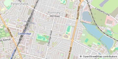 Map of Cambridge, Cambridgeshire