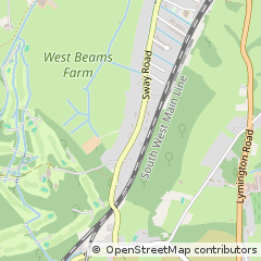 Map of Brockenhurst