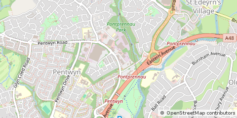Map of Cardiff