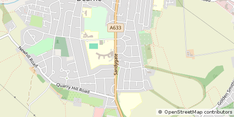Map of Rotherham