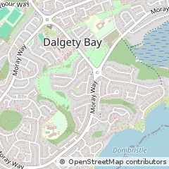Map of Dunfermline, Fife