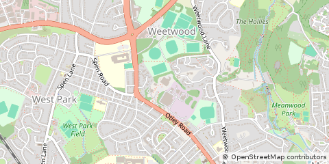 Map of Headingley, Leeds