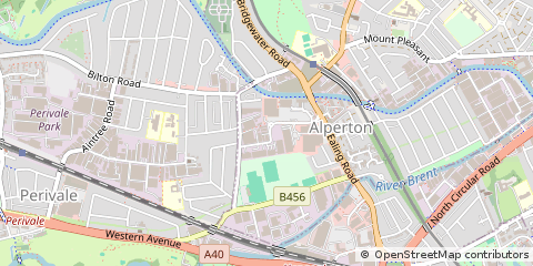 Map of Wembley, Middlesex