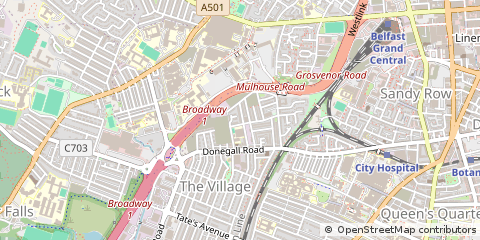 Map of Belfast