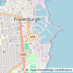 Map of Fraserburgh, Aberdeenshire