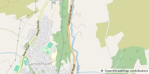 Map of Pontypool, Gwent