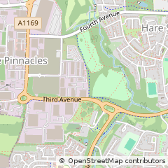 Map of Harlow