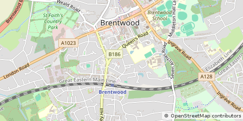 Map of Brentwood