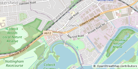 Map of Nottingham