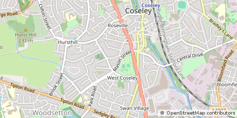 Map of Bilston
