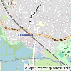 Map of Sandhurst, Middlesex