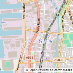 Map of Liverpool, Merseyside