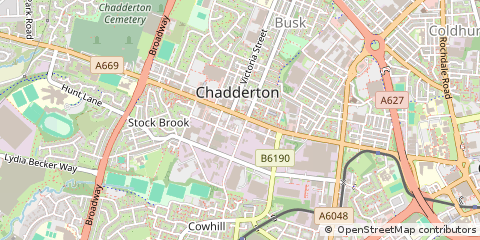 Map of Oldham