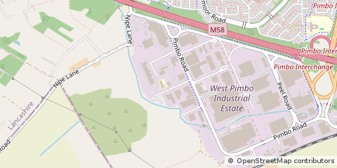 Map of Skelmersdale, Lancashire