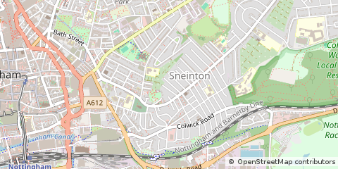 Map of Nottingham
