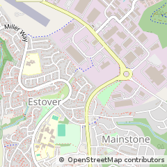Map of Plymouth, Devon