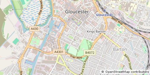 Map of Gloucester